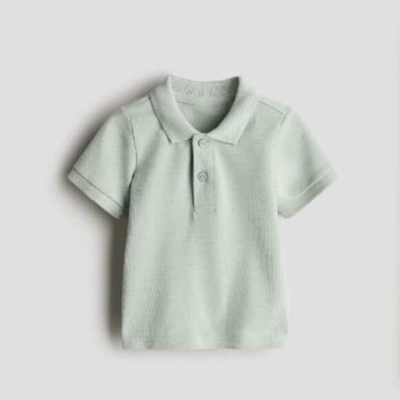 (4/$20) H&M - Cotton Pique Polo Shirt - Picture 1 of 5